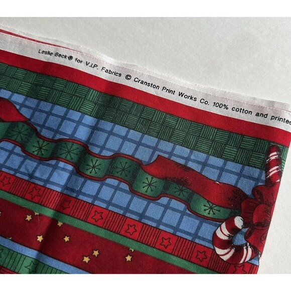 Santa Panel Christmas Panel Fabric Quilt Panel Pillow Quilt Blocks Cranston READ - Picture 6 of 6